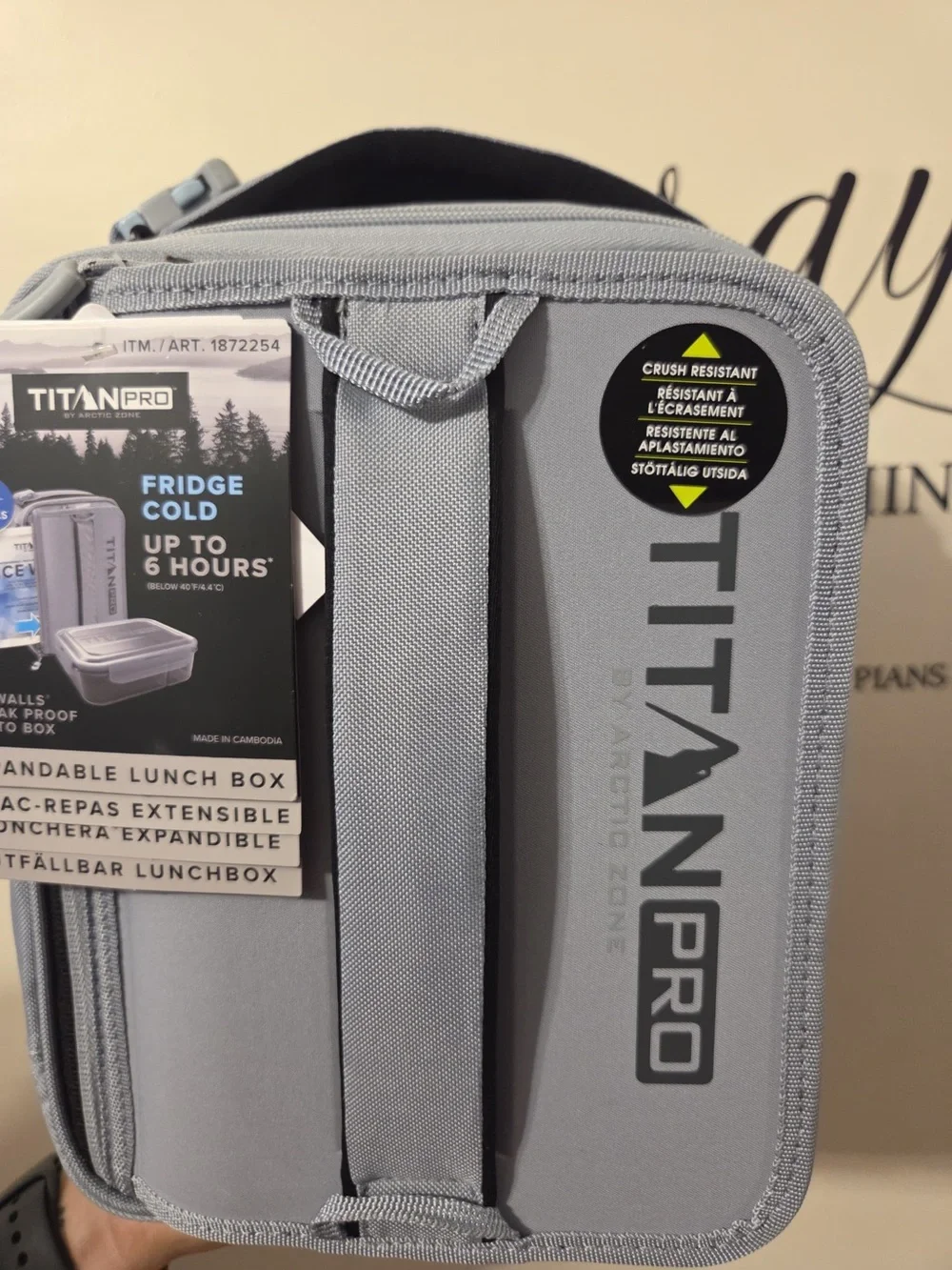 Titan Pro Blue Hard Lunch Case